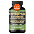 Gade Nutrition 14 in 1 Antioxidant Complex - Resveratrol, Berberine, Quercetin, Grape Seed, Green Tea, NAC, Cinnamon - Made in USA
