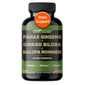 Gade Nutrition Ginkgo Biloba with Ginseng & Bacopa – Brain Memory & Focus Capsules