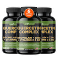 GADE NUTRITION Organic Quercetin 500mg with Bromelain, Vitamin C & Zinc | Immune Support Capsules | Made in USA, Third-Party Tested