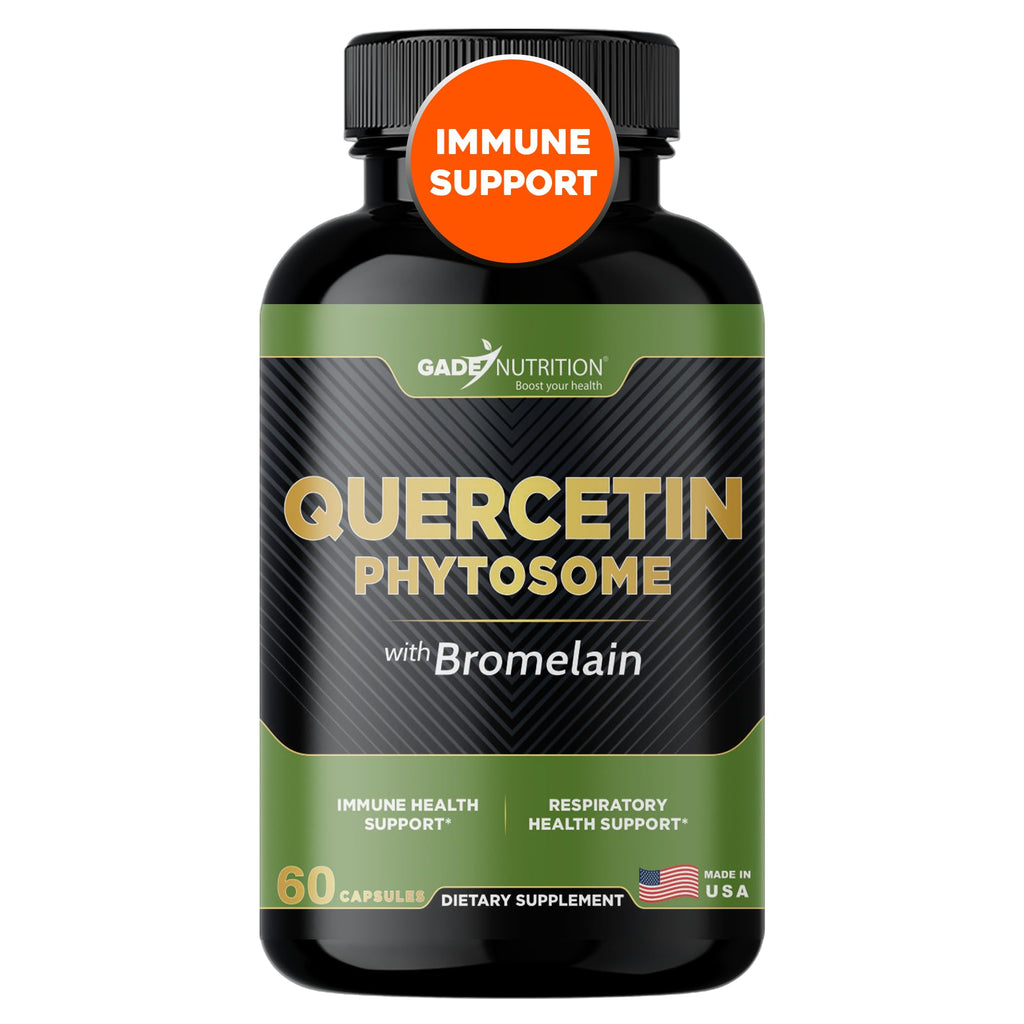 Gade Nutrition Quercetin Phytosome with Bromelain – 95% Purified, 50x Absorption