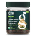 Gaia Herbs Lion's Mane Mushroom – Organic Brain Support Gummies, Gluten Free, Soy Free & Dairy Free, 60 Vegan Gummies (30 Servings)