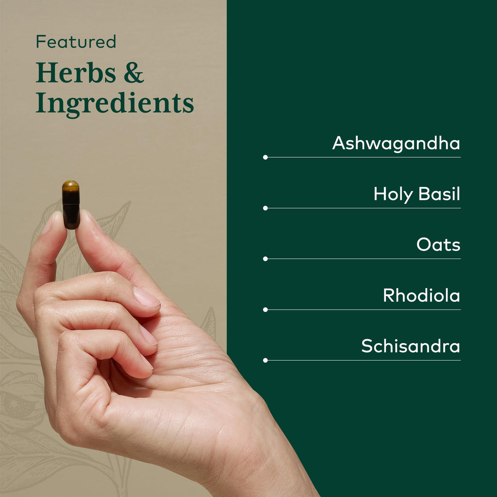 GAIA HERBS PRO Daytime HPA — Adaptogen & Nervous System Support (120 Liquid Phyto-Caps)