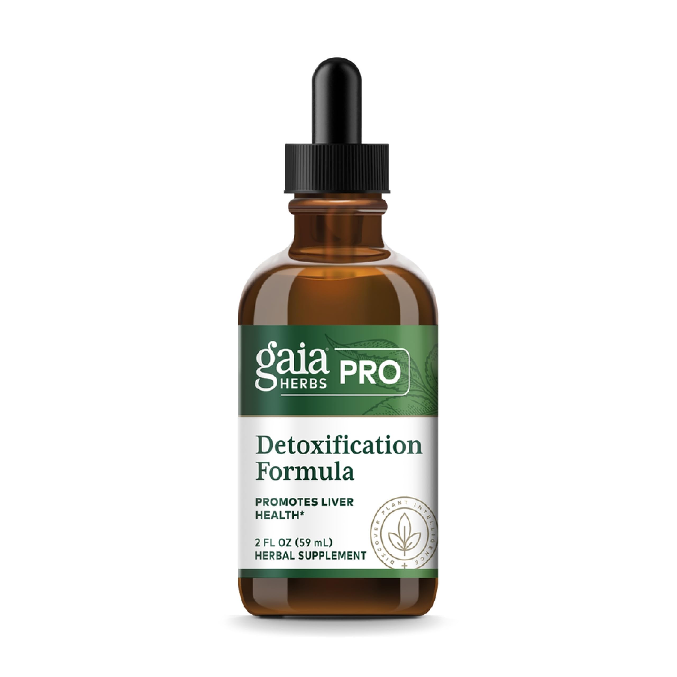 GAIA HERBS PRO Detoxification Formula – Liver Health & Detox Support – Milk Thistle, Yellow Dock & More – 2 fl oz (30 Servings)