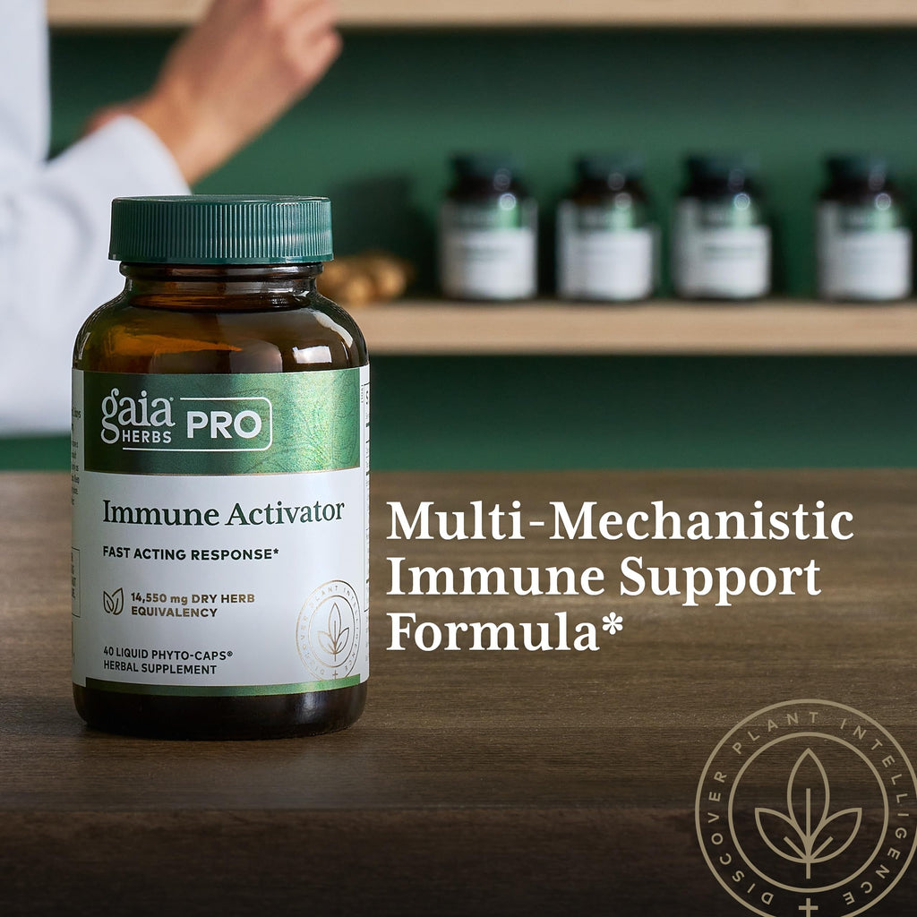 Gaia Herbs Pro Immune Activator - Immune Support (Echinacea, Elderberry)
