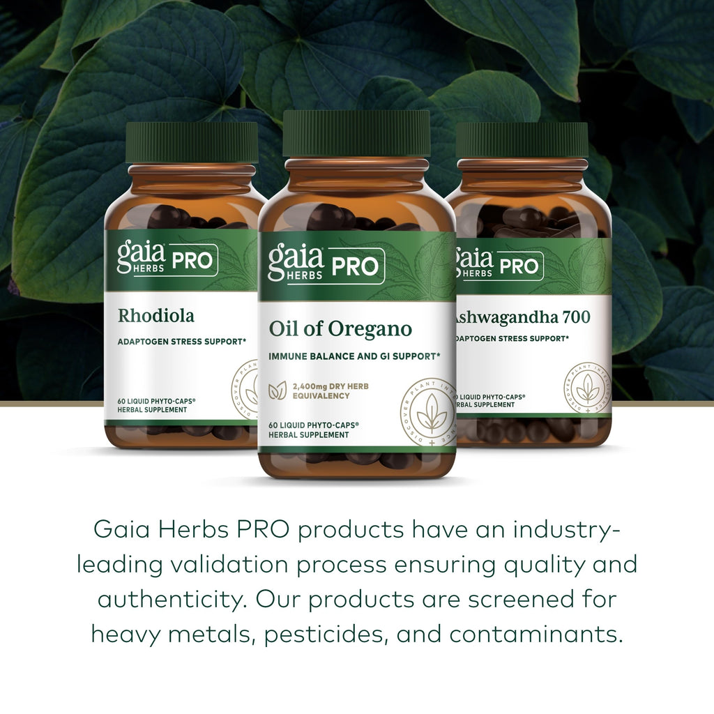 GAIA HERBS PRO Oil of Oregano – Immune Support & Gut Health, 60 Vegan Capsules