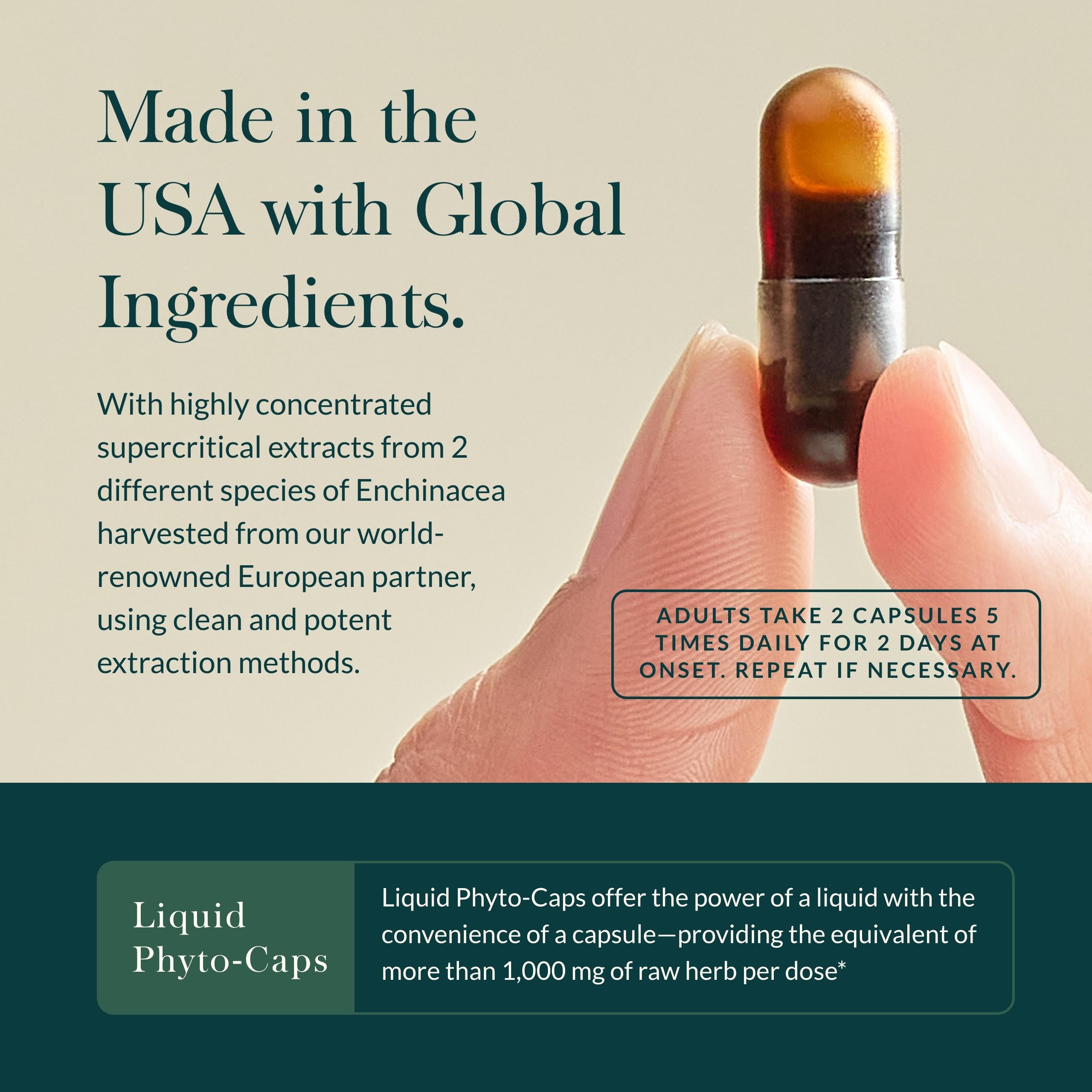 Gaia Herbs Quick Defense - Fast-Acting Immune Support (40 Vegan Liquid Phyto-Caps)
