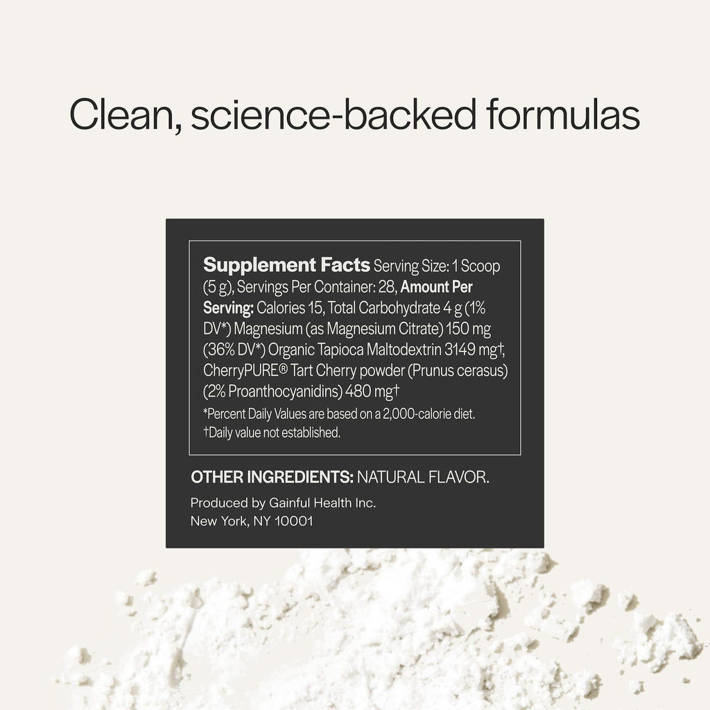 Gainful Recovery Boost Powder - Enhance Muscle Recovery & Sleep Naturally (1.76oz)