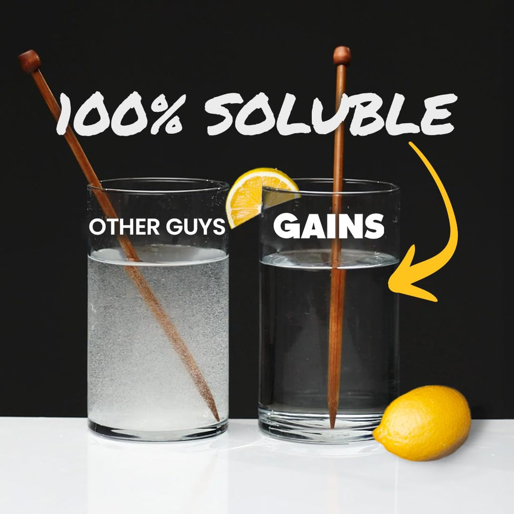 Gains in Bulk Instantized Creatine Monohydrate – Soluble, No Bloat, 30 Servings