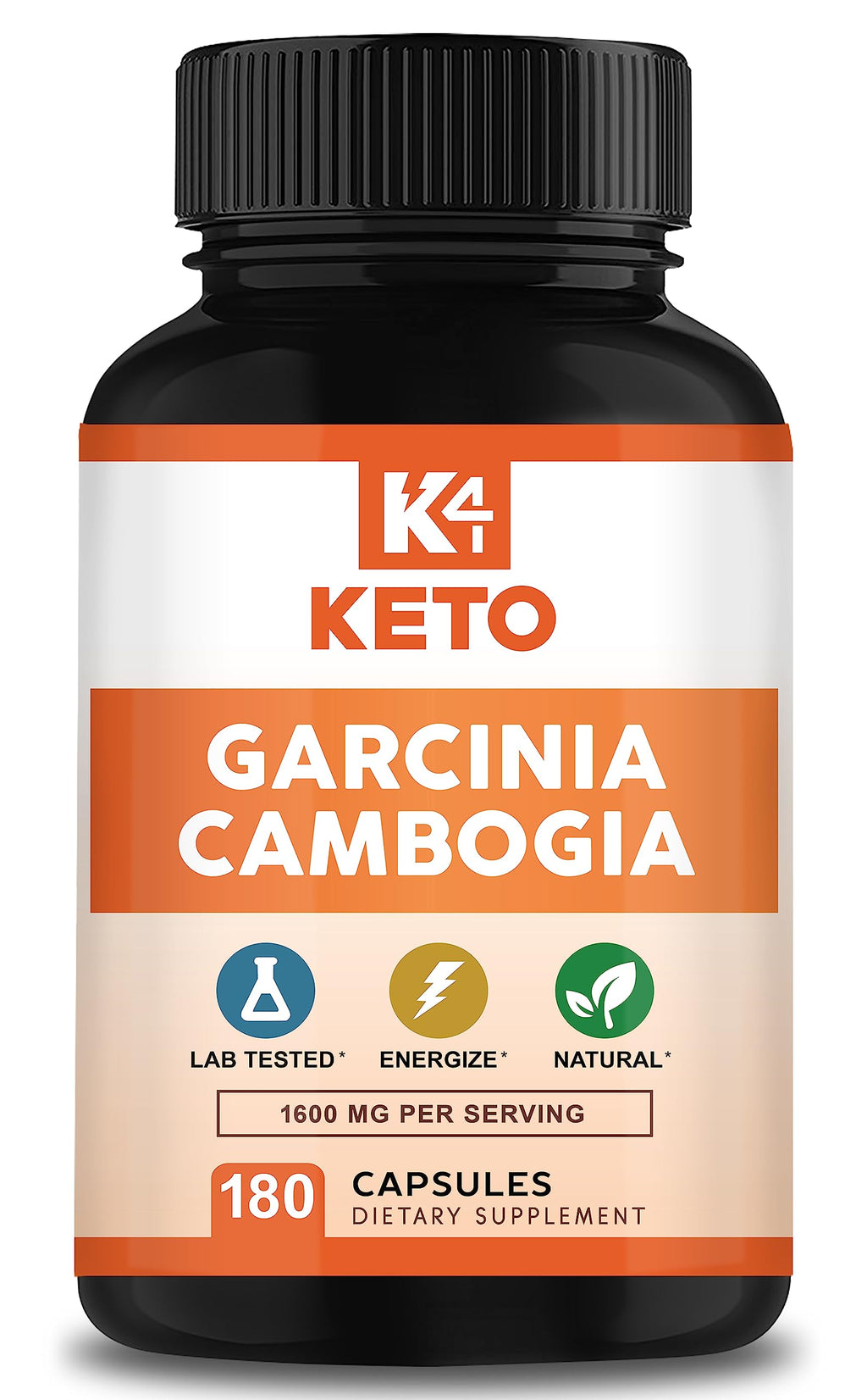 Garcinia Cambogia 1600 mg (180 Capsules) – Pure Natural Extract
