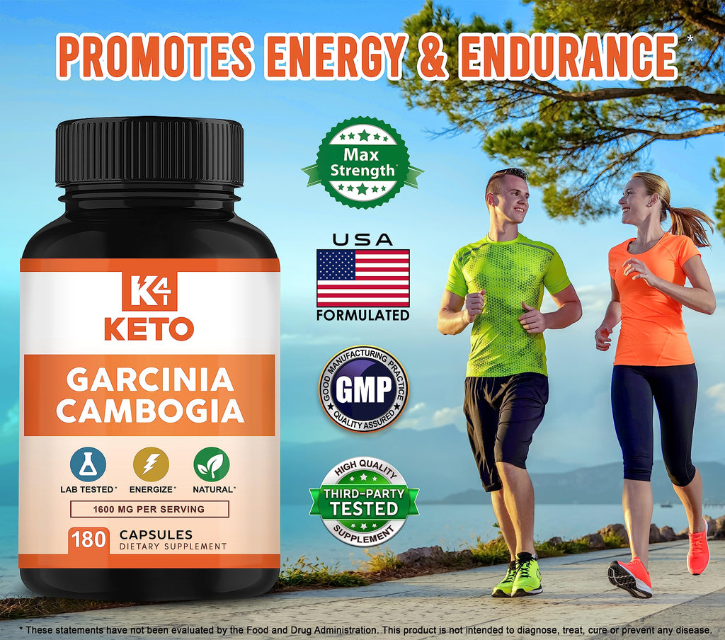 Garcinia Cambogia 1600 mg (180 Capsules) – Pure Natural Extract