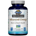 Garden of Life Dr. Formulated Advanced Omega Fish Oil - Lemon | 1,290 mg Omega-3 (EPA 695 mg, DHA 465 mg, DPA 30 mg), TG Form, 180 Softgels