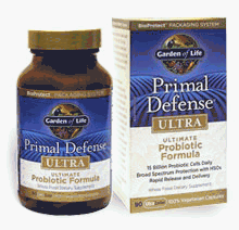 Garden of Life Primal Defense Ultra – 60 Veggie Caps | Broad-Spectrum Probiotic
