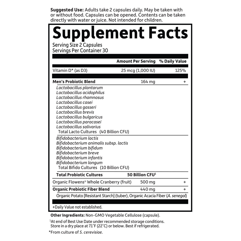 Garden of Life Probiotics Prostate+ | Prostate & Digestive Support