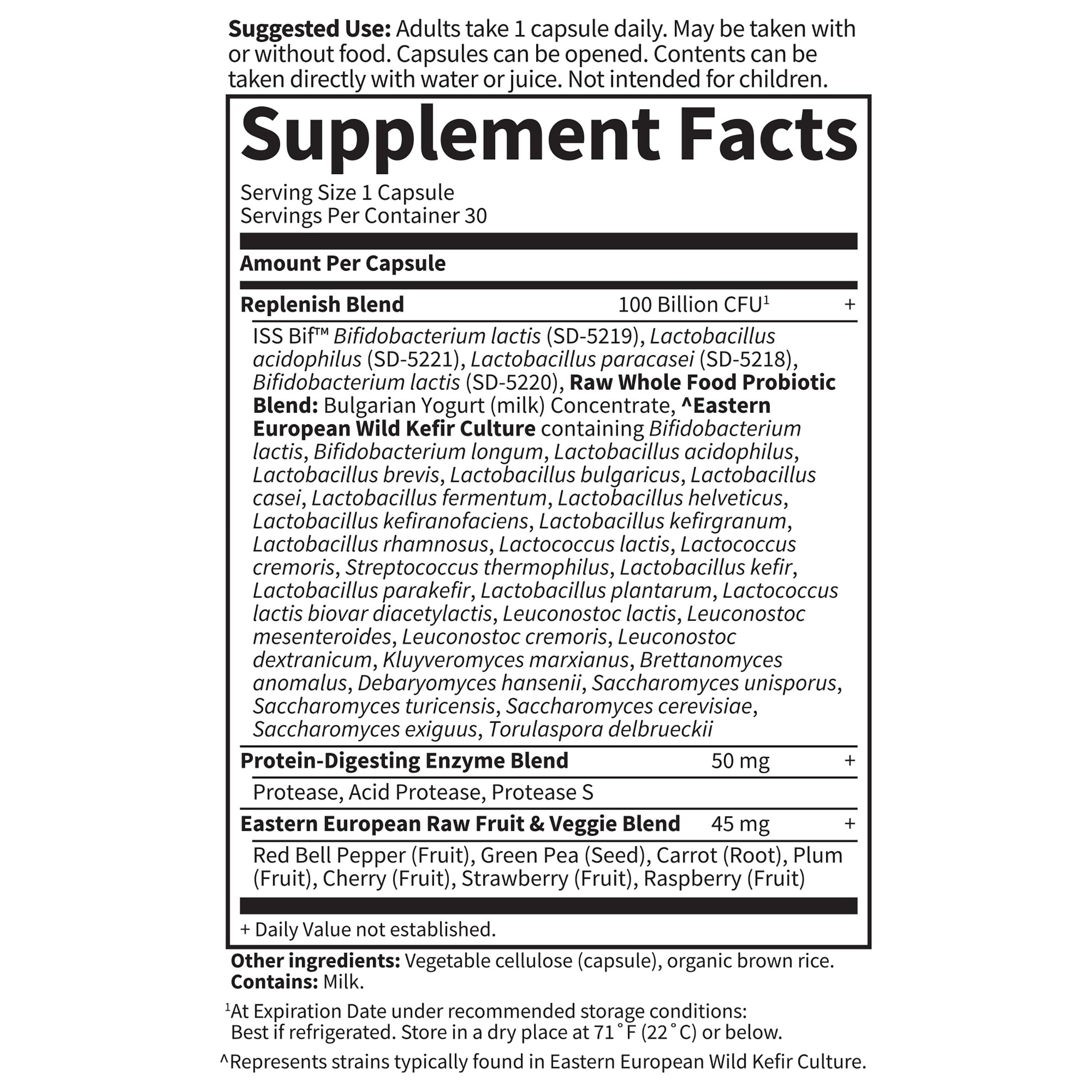 Garden of Life Probiotics Ultimate Care – 100B CFU, 34 Strains, 30 Capsules