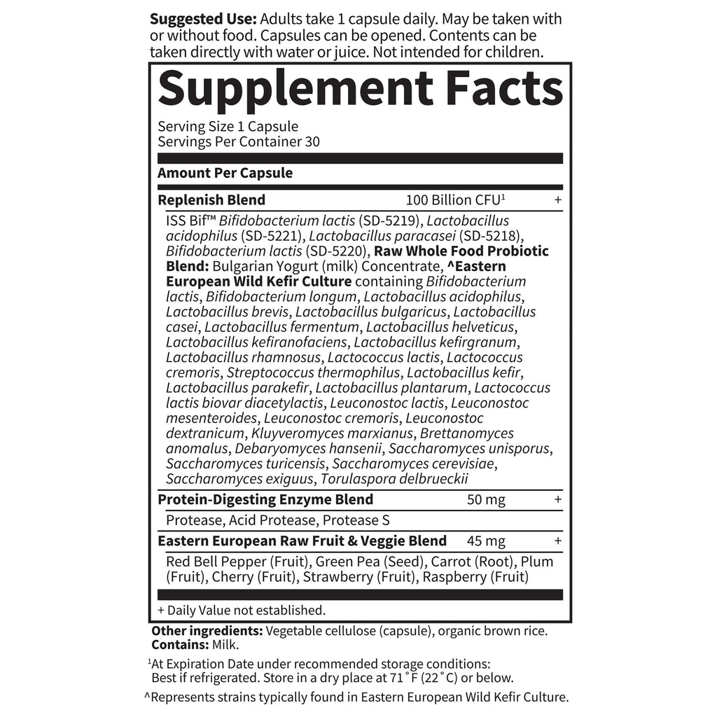 Garden of Life Probiotics Ultimate Care – 100B CFU, 34 Strains, 30 Capsules