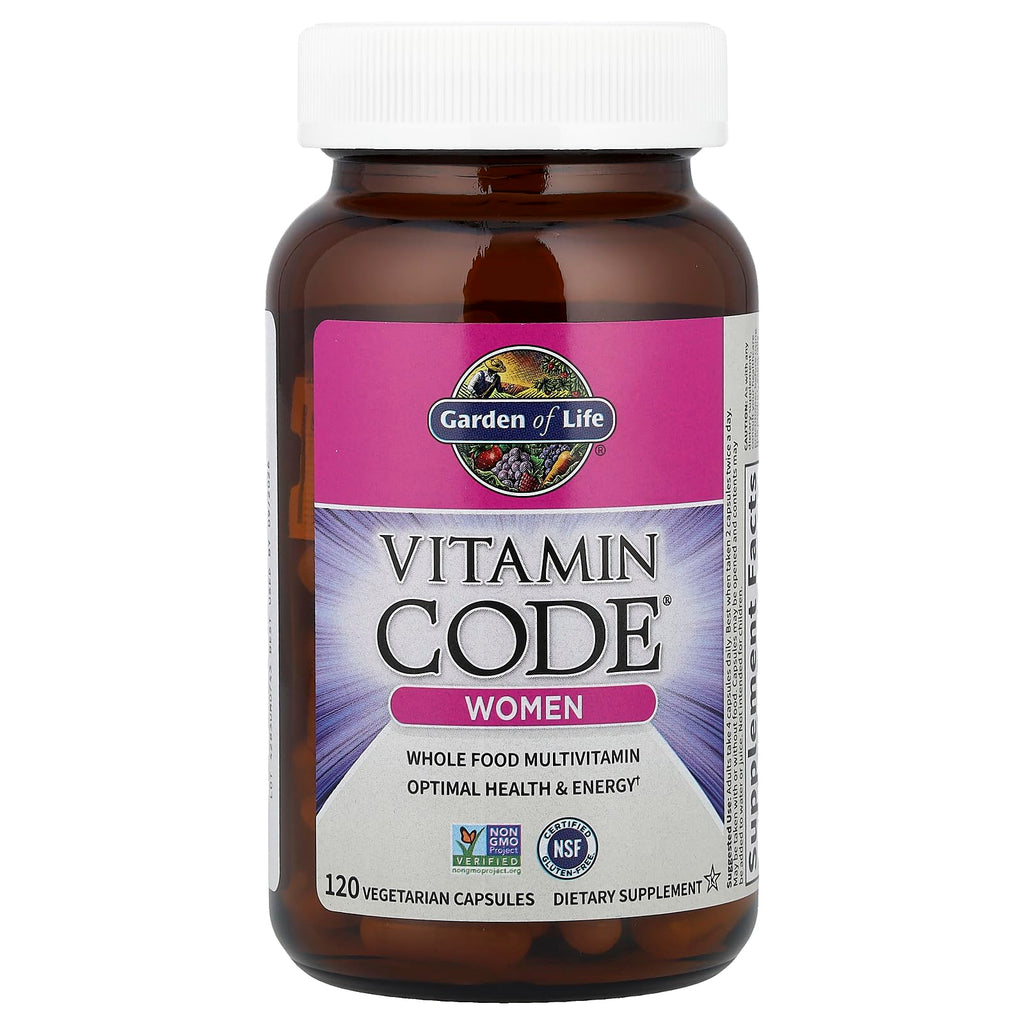 Vitamin Code Women Multivitamin by Garden of Life - Whole Food Women's Multi, 120 Veg Caps