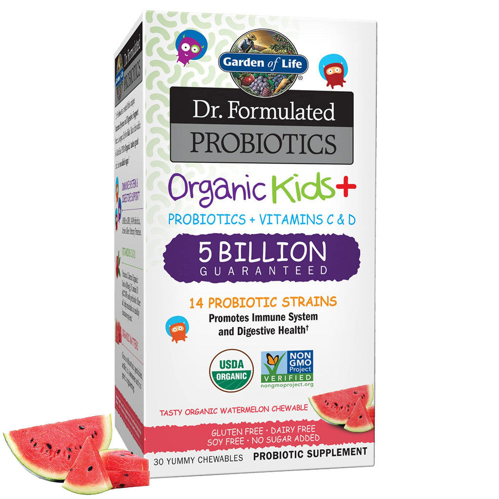 Garden of Life Kids Probiotics Watermelon - Organic, 30 Chewables