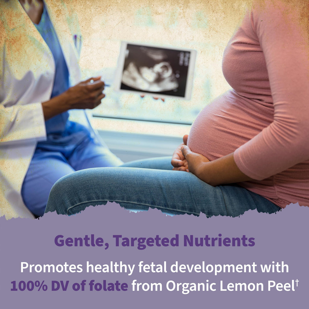 Garden of Life Organics Prenatal Vitamin – Organic, Non-GMO, Gluten-Free, Vegan Prenatal Multivitamin | Folate, Iron, D3, B6, B12, C | 30 Day Supply