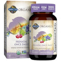 Garden of Life Organics Prenatal Vitamin – Organic, Non-GMO, Gluten-Free, Vegan Prenatal Multivitamin | Folate, Iron, D3, B6, B12, C | 30 Day Supply