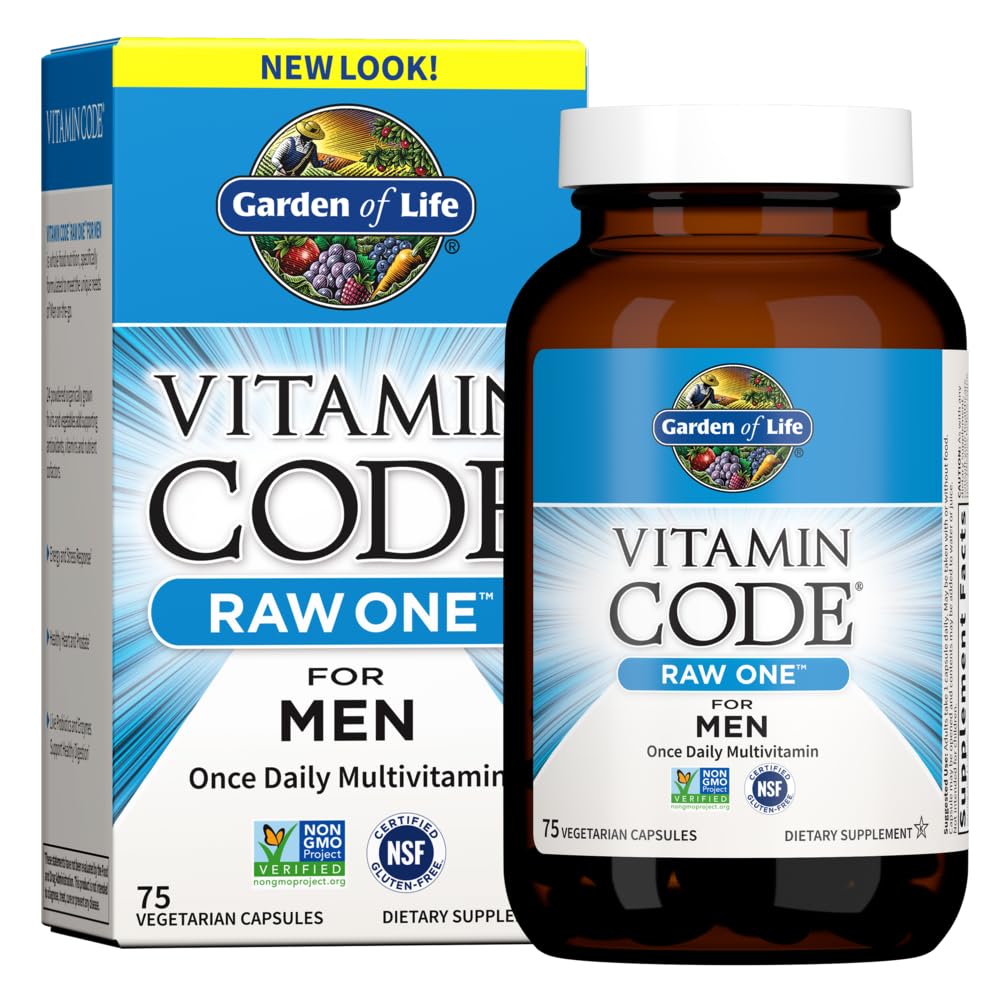 Vitamin Code Raw One for Men – Garden of Life | Once Daily Multivitamin