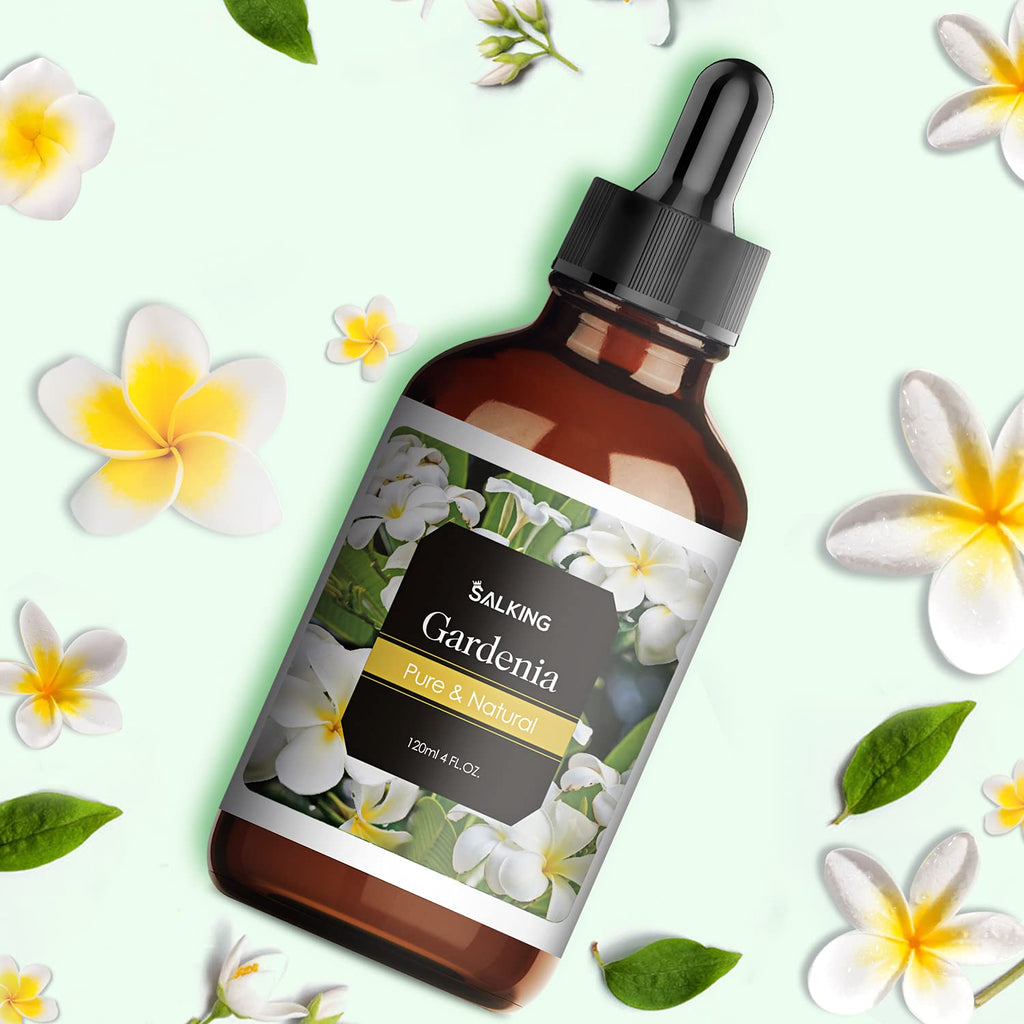 Gardenia Essential Oil 4 oz (120 ml) - Pure & Natural Fragrance for Aromatherapy