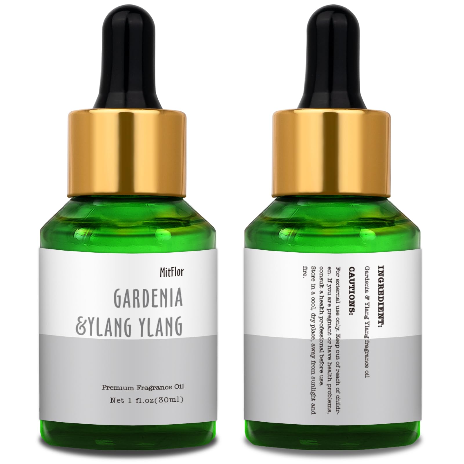 Gardenia & Ylang Ylang Fragrance Oil – MitFlor 30ml | Premium Essential Oil for Soap & Candle Making