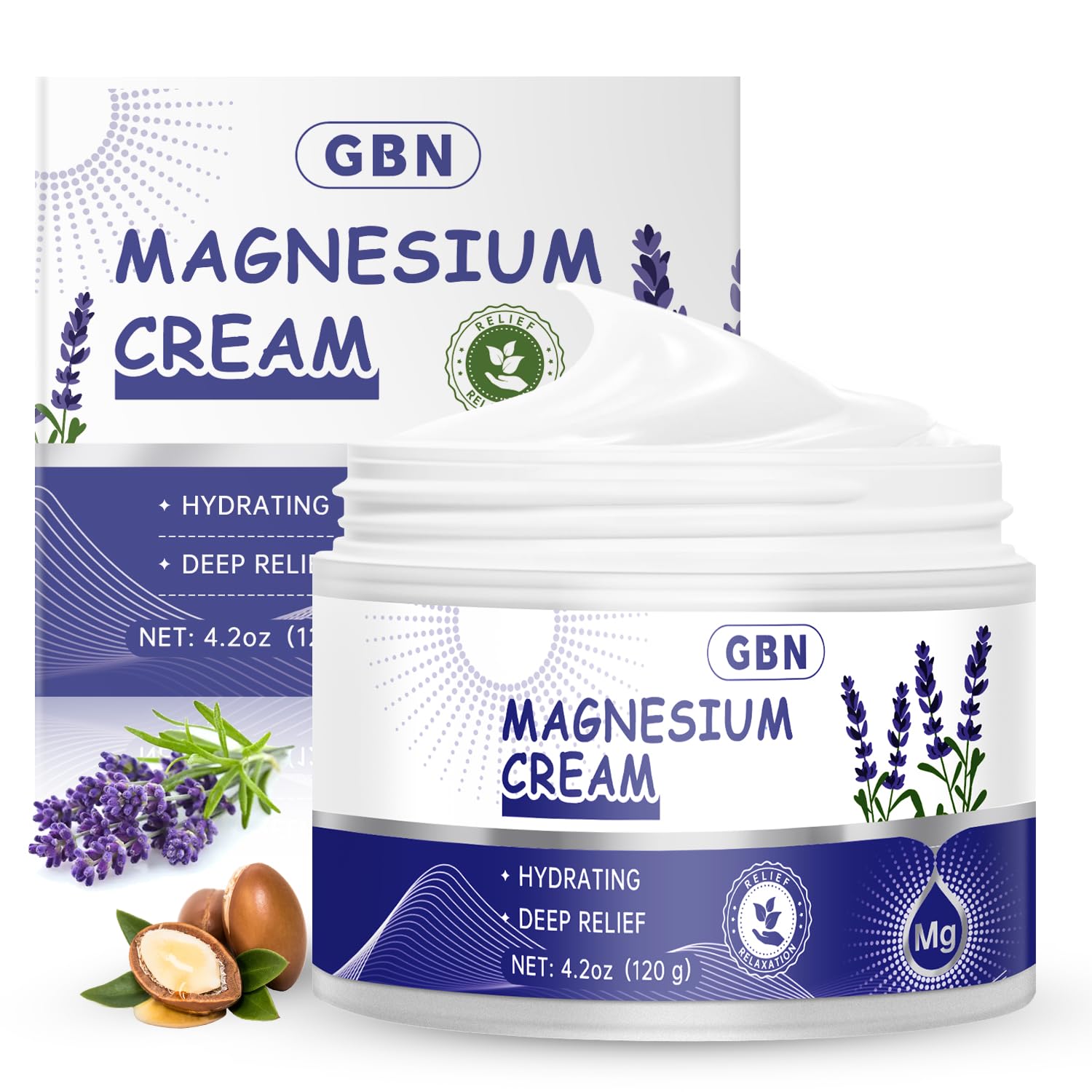 GBN Magnesium Cream – Hydrating Sleep Lotion with Lavender