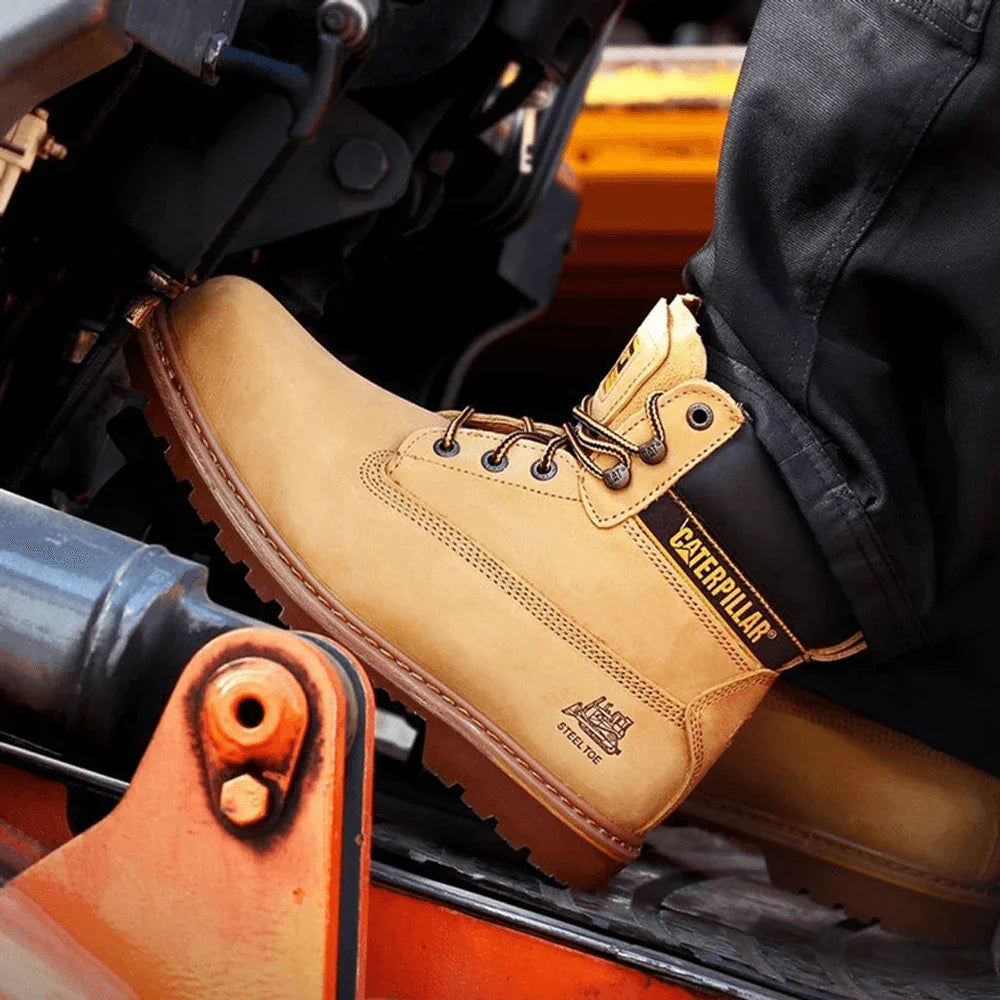 Caterpillar CAT Holton Steel Toe S3 HRO SRC Work Boot with Midsole