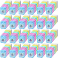 Geiserailie 72 Pack Mint Floss Bulk – 50m Travel Waxed Dental Floss, Multicolor