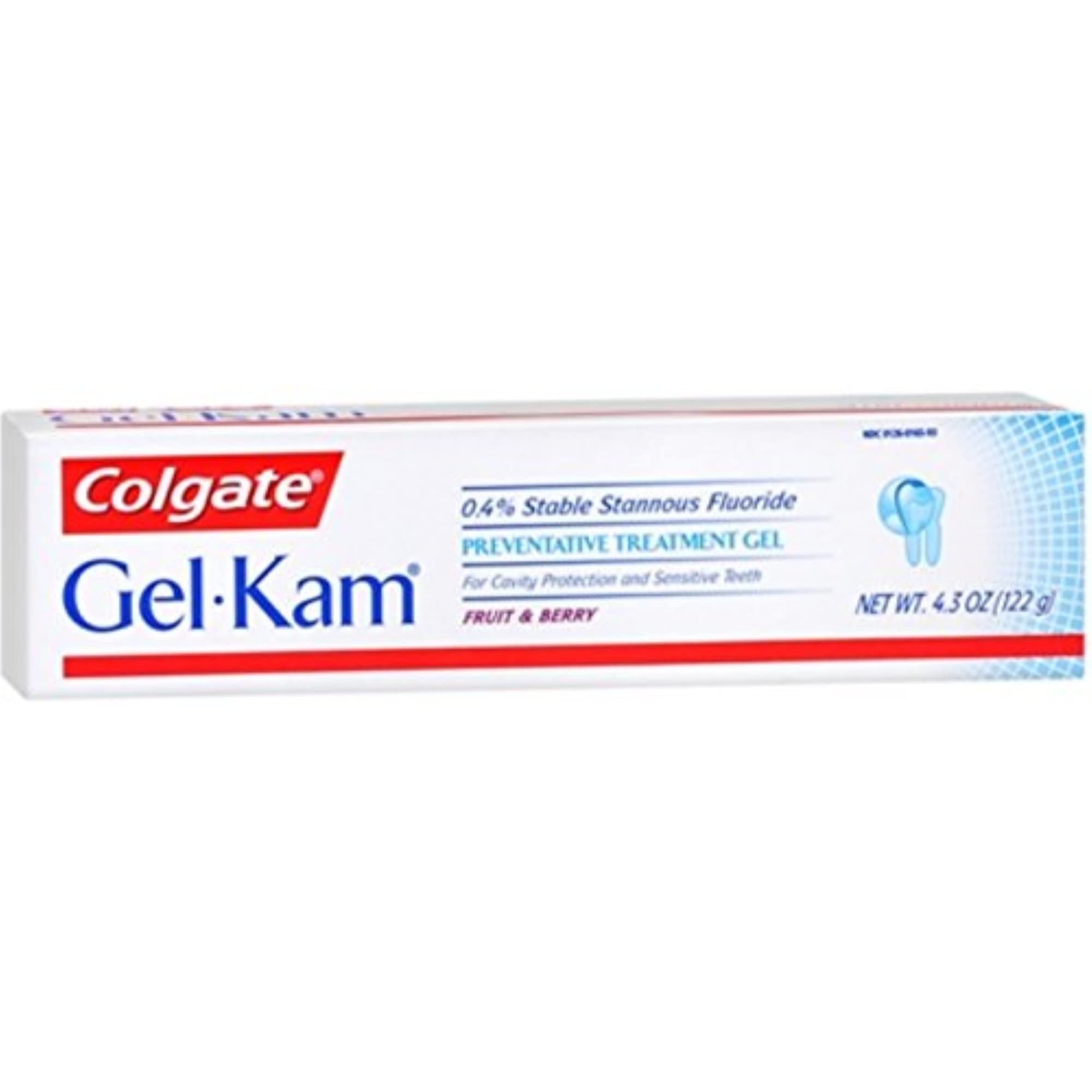 GEL-KAM Fluoride Gel Fruit/Berry 4.3 oz – 3 Pack