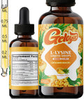 Geloyar L-Lysine Liquid Drops – 1200mg Lysine for Cold Sore, Lip Health & Immune Support | Vegan, 2 fl oz