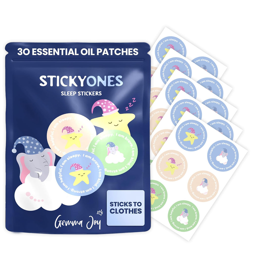 Gemma Joy StickyOnes Sleep Patches for Kids – Melatonin-Free (30 Pack)