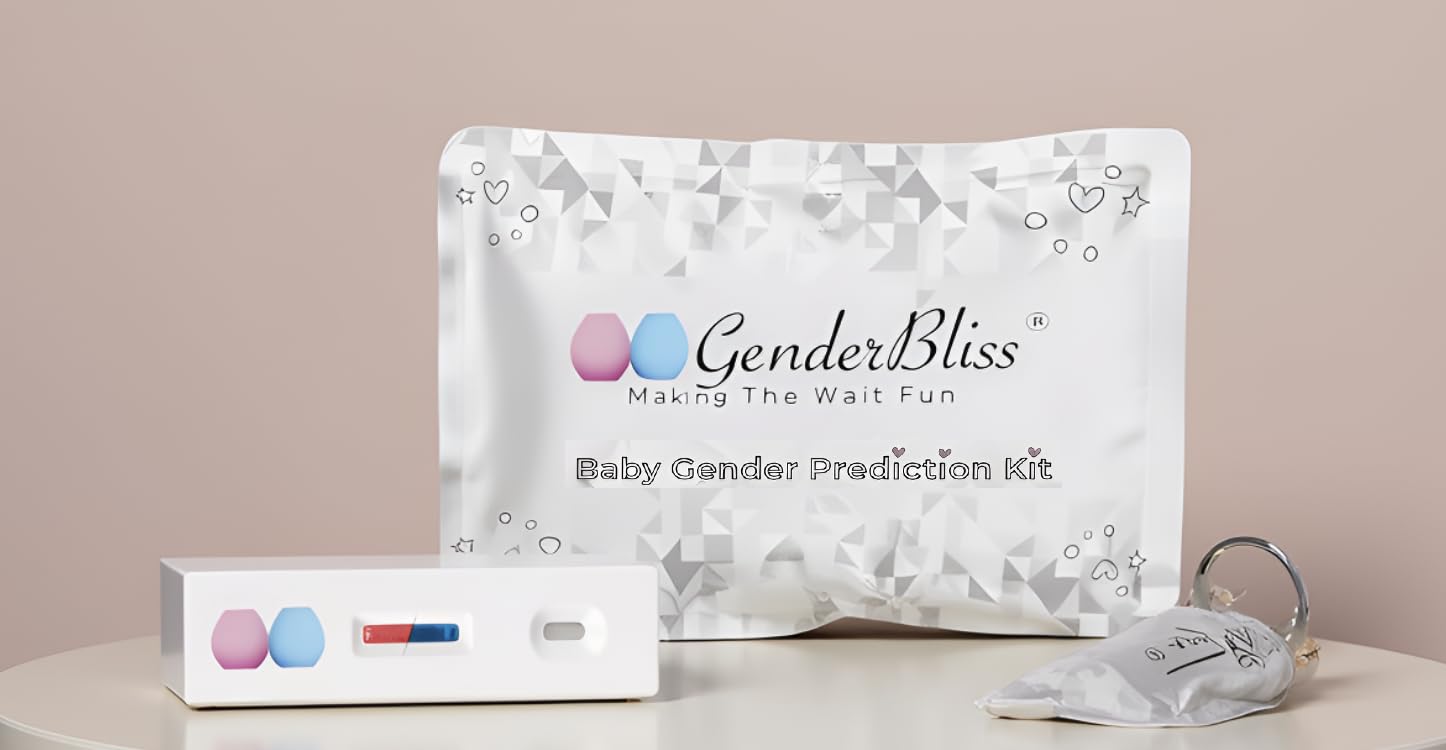GenderBliss Early Gender Prediction Kit – 5+ Weeks, Instant 1-Minute Results, Non-Invasive