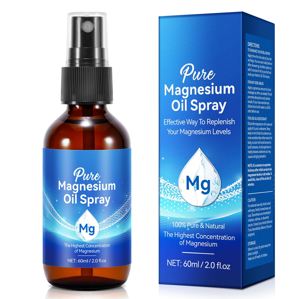 Generic Magnesium Oil Spray – Pure Topical Magnesium for Skin & Sleep (2 fl oz)
