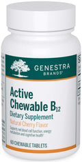 Genestra Brands Active Chewable B12 | Chewable Vitamin B12 Tablets | 60 Chewable Tablets | Natural Cherry Flavor