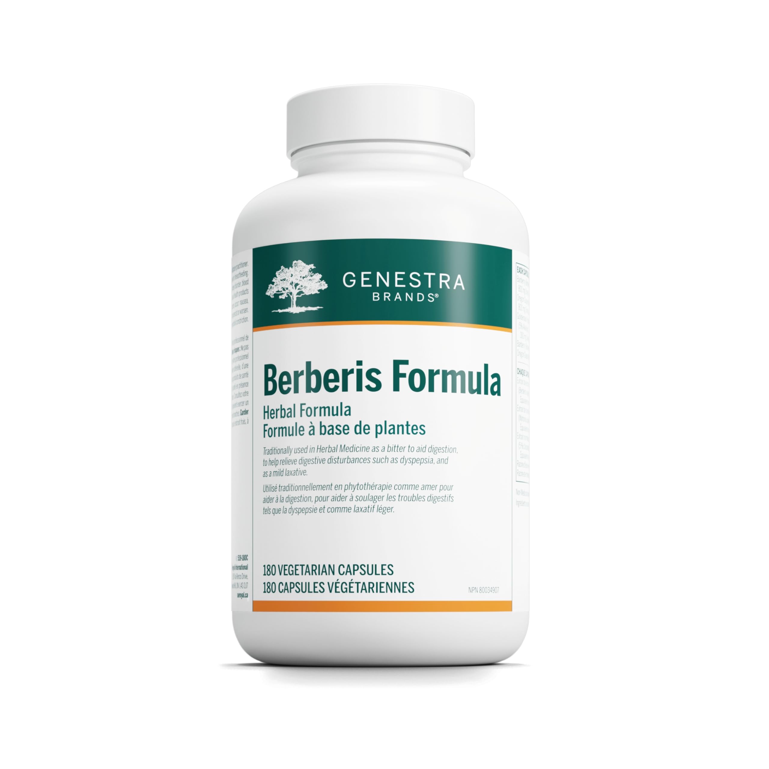 Genestra Brands Berberis Formula – Barberry, Goldenseal & Oregon Grape | 180 Capsules