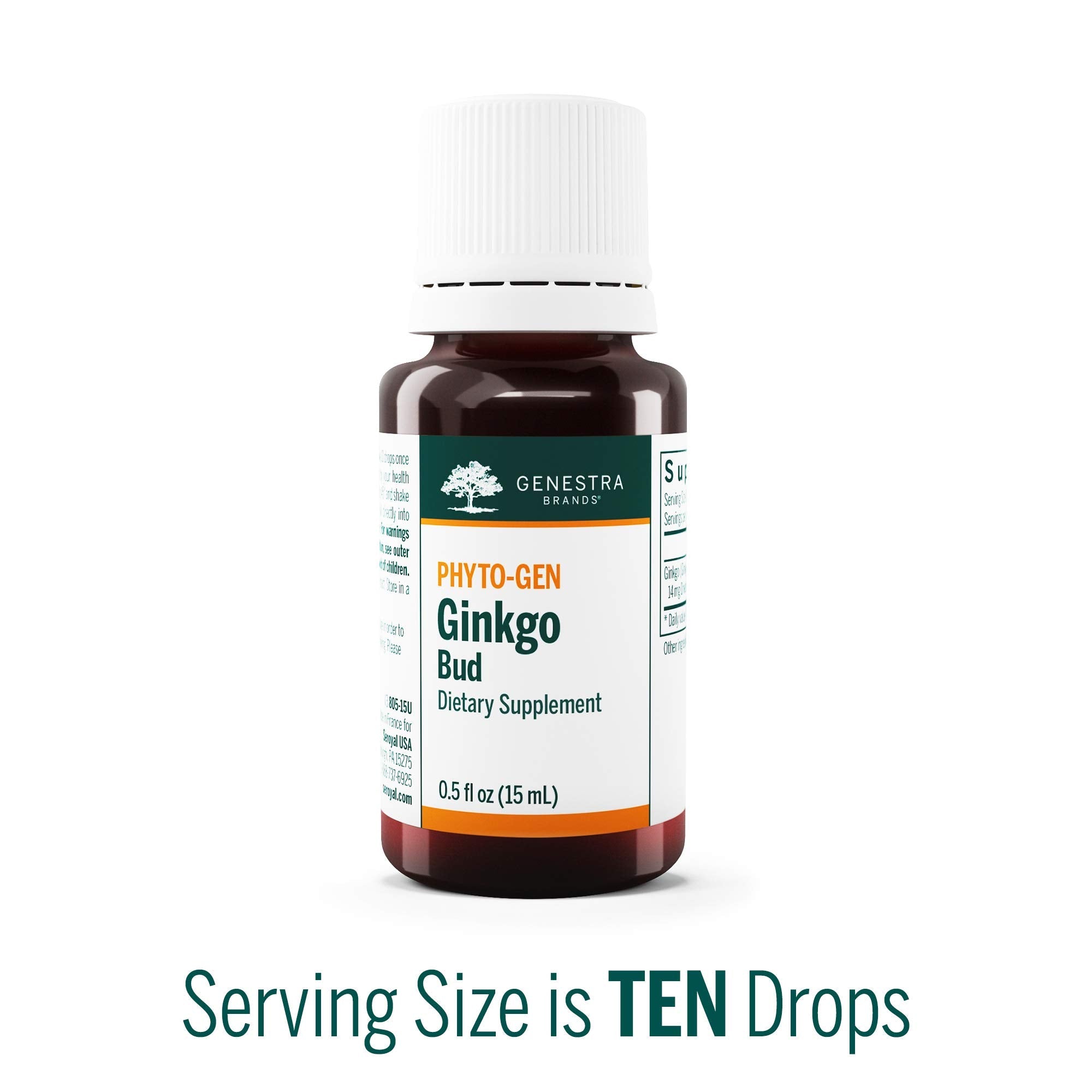 Genestra Brands Ginkgo Bud | Herbal Supplement 0.5 fl oz