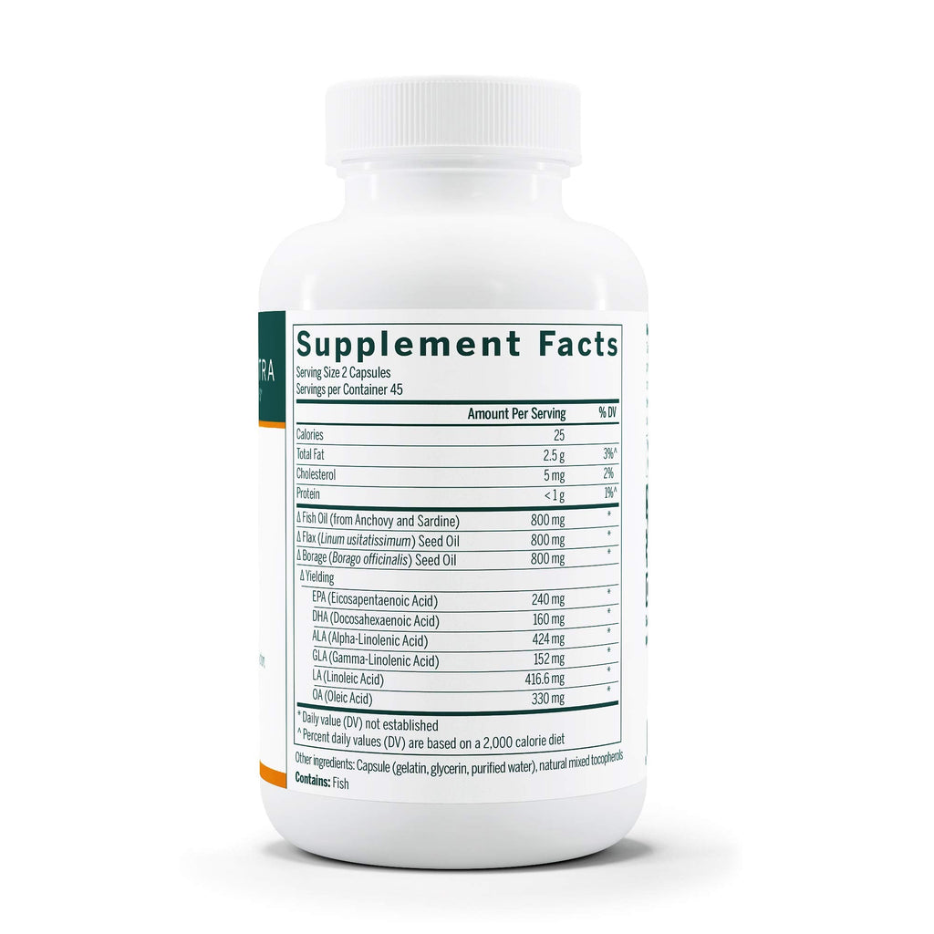 Genestra Brands Multi EFA Capsules | Unique Blend of Fish, Flax, and Borage Seed Oils | 90 Softgel Capsules