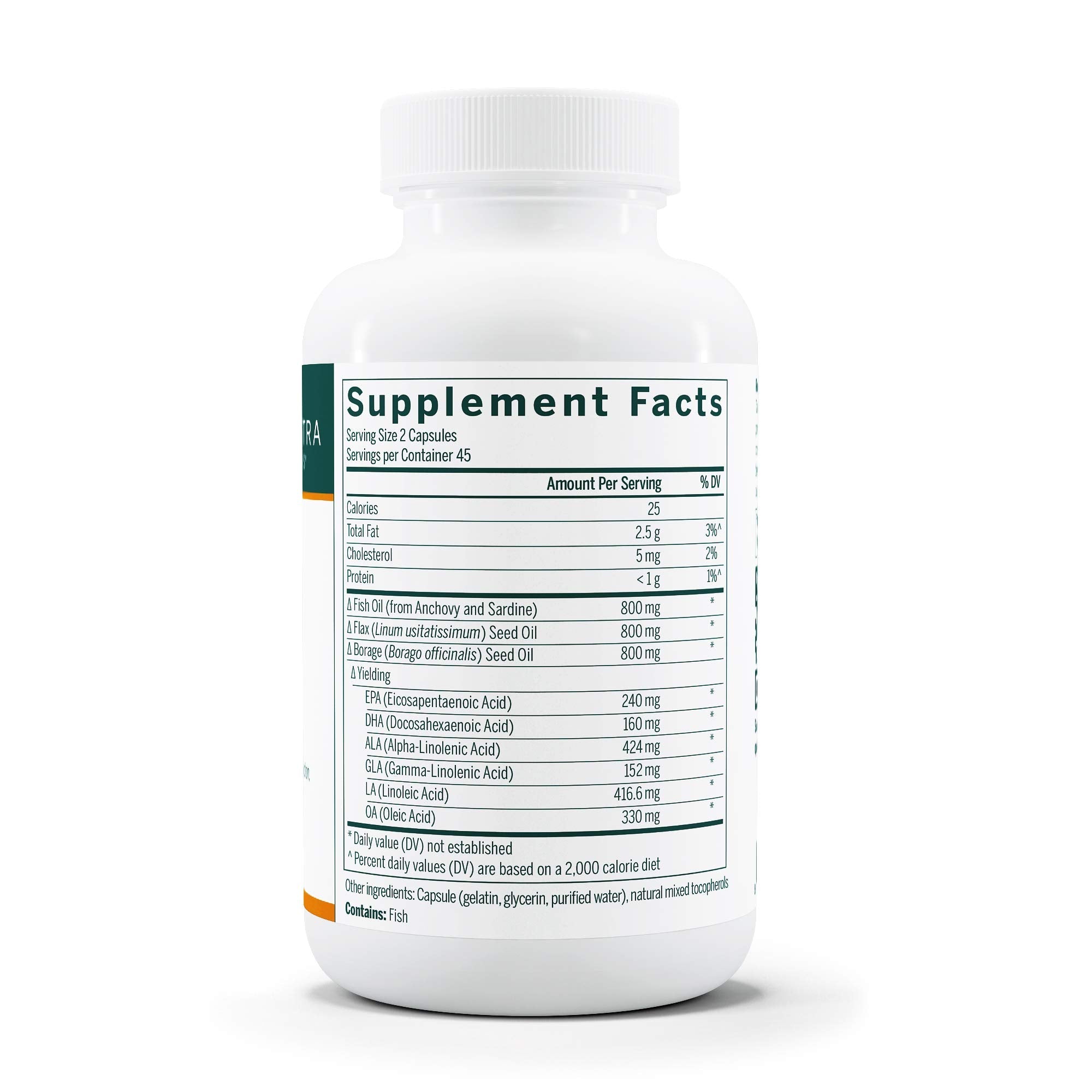 Genestra Brands Multi EFA Capsules | Unique Blend of Fish, Flax, and Borage Seed Oils | 90 Softgel Capsules