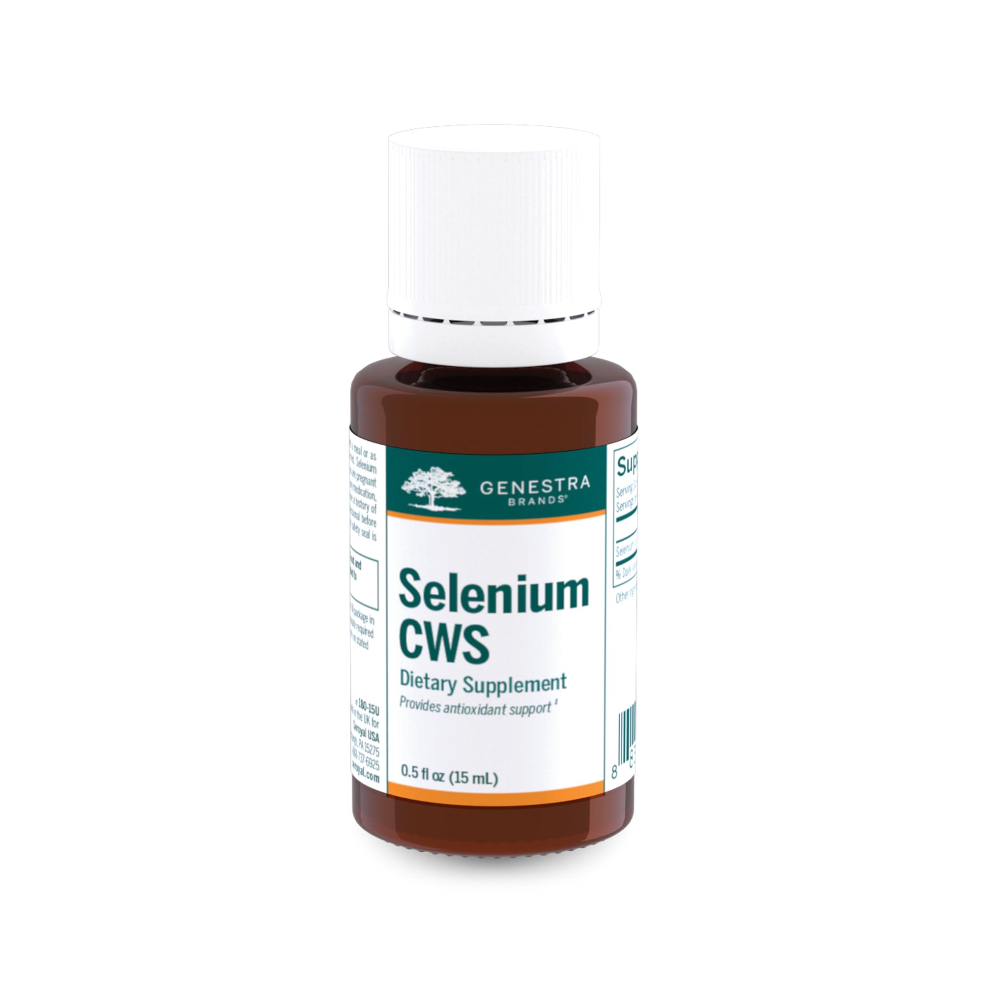 Genestra Brands Selenium CWS | Antioxidant Support & Oxidative Stress Protection | 0.5 fl oz