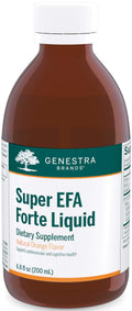Genestra Brands Super EFA Forte Liquid | Fish Oil for Cognitive, Cardiovascular & Joint Health | Natural Orange Flavor | 6.8 fl. oz.