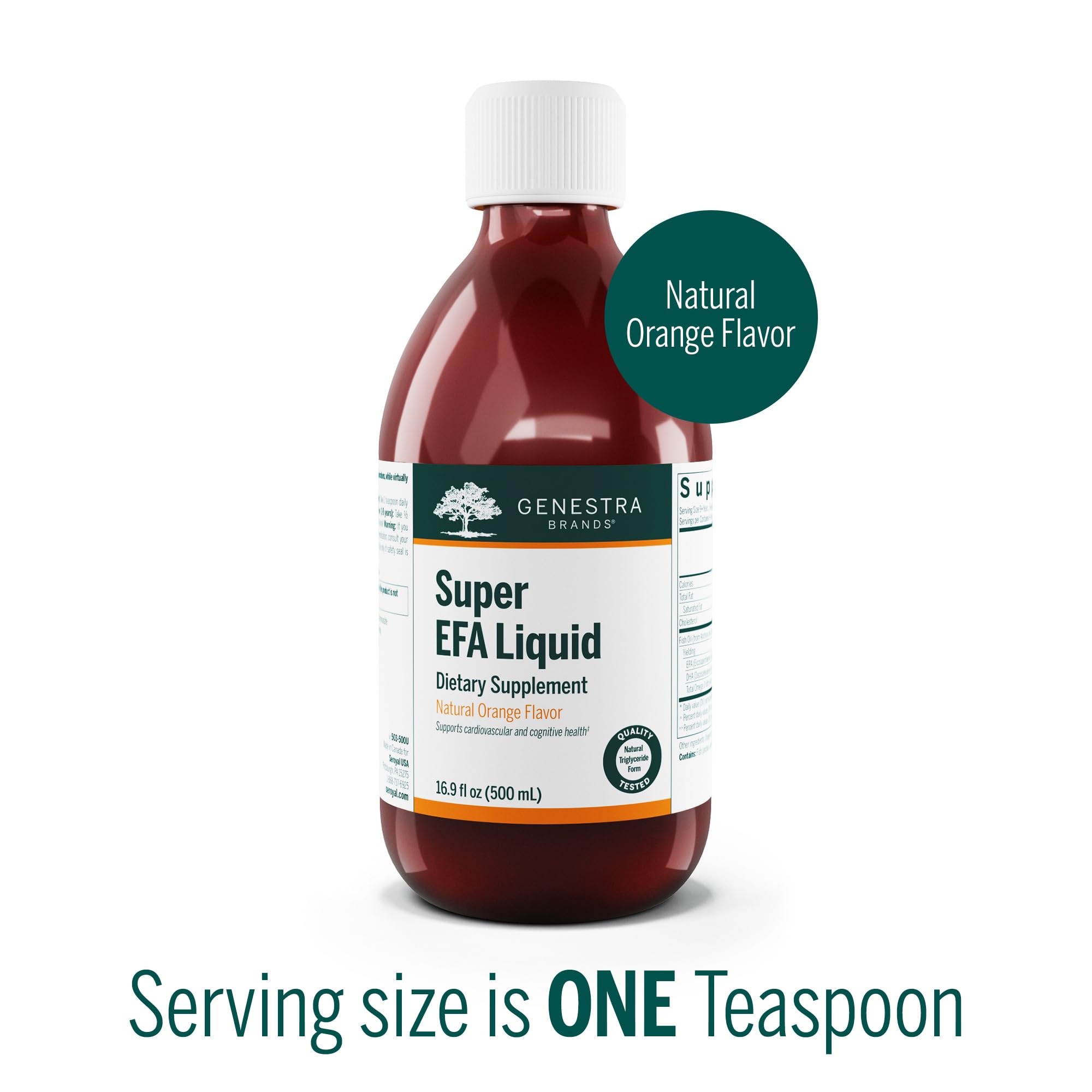 Genestra Super EFA Liquid | Cardiovascular Health & Brain, Eyes & Nerves Support for Children | 16.9 fl oz