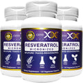 Genex Formulas 99% Micronized Trans-Resveratrol 1000mg + BioPerine, 120 Capsules