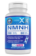 Genex Formulas 250mg NMNH (60 Capsules - 30 Servings) | Uthpeak™ NMNH (Dihydronicotinamide Mononucleotide) NAD+ Precursor for Healthy Aging - Non-GMO, Gluten-Free, Vegetarian