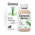 Genexa Kids Allergy Medicine | Clean Diphenhydramine Liquid for Ages 6+ | Vegan & Non-GMO
