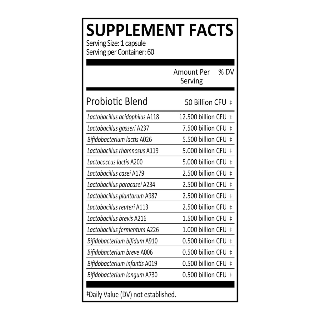 Genuine Health Women's Daily Probiotic - Multi-Strain Formula (60 Count) for Digestive, Vaginal & Skin Health