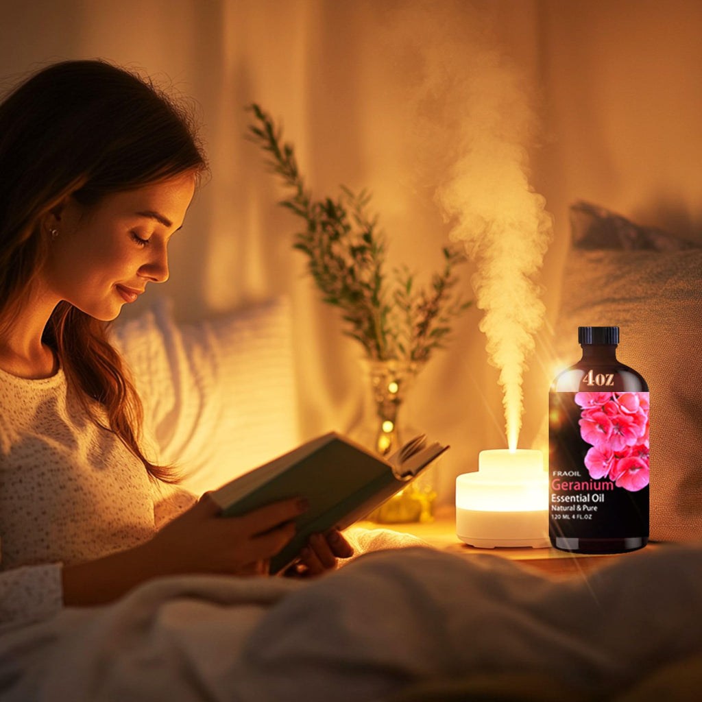 Geranium Essential Oil 4 oz (120 ml) for Diffusers & DIY