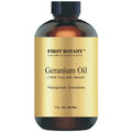 First Botany 100% Pure Geranium Essential Oil - Premium Geranium Oil for Aromatherapy, Massage, Topical & Household Uses - 1 fl oz