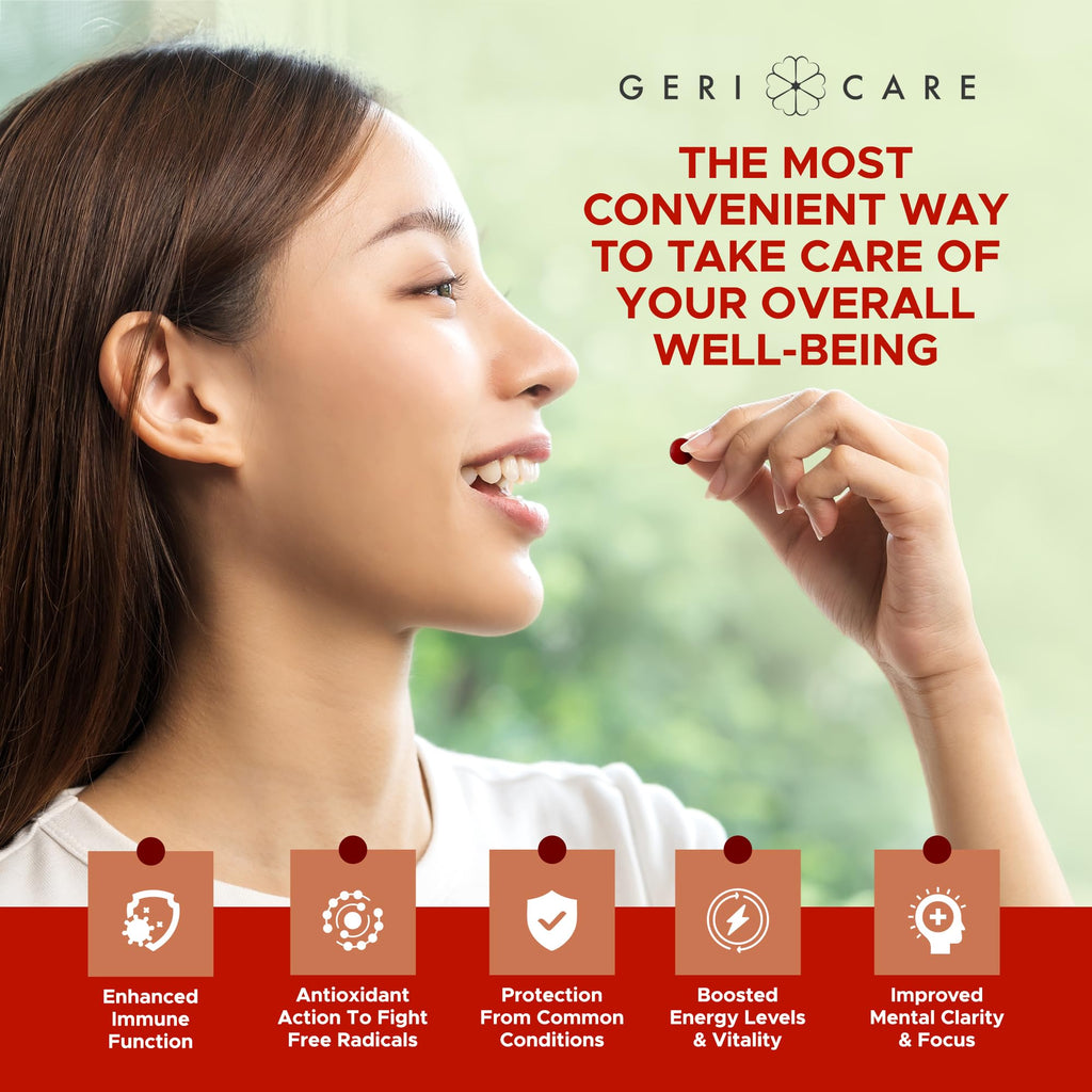 GeriCare One-Daily Multi-Vitamin Tablets Dietary Supplement, 1000 Count (Pack of 1)