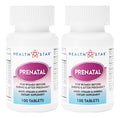 GeriCare Prenatal Multivitamin & Minerals – Folate, Vitamin C, Vitamin D, Iron, Calcium, B12 | 100 Count (Pack of 2)